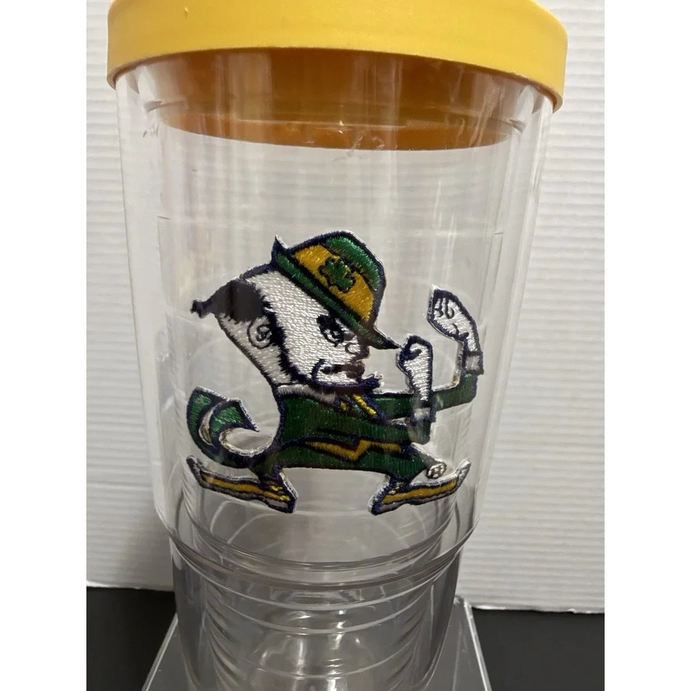 Tervis Notre Dame Fighting Irish Tumbler‎ 24 Oz Yellow Lid